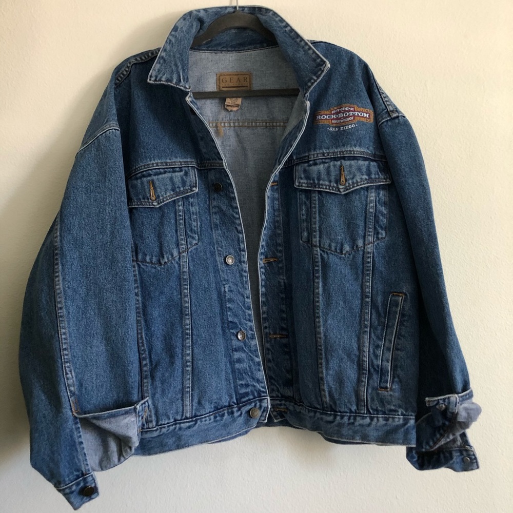 ROCK BOTTOM BREWERY DENIM JACKET
